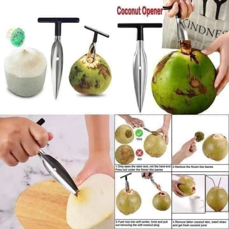???? Coconut Opener & Puncher 