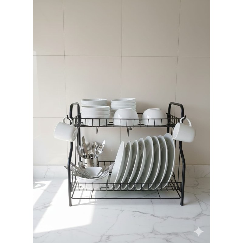 2 Layer Kitchen Dich Rack