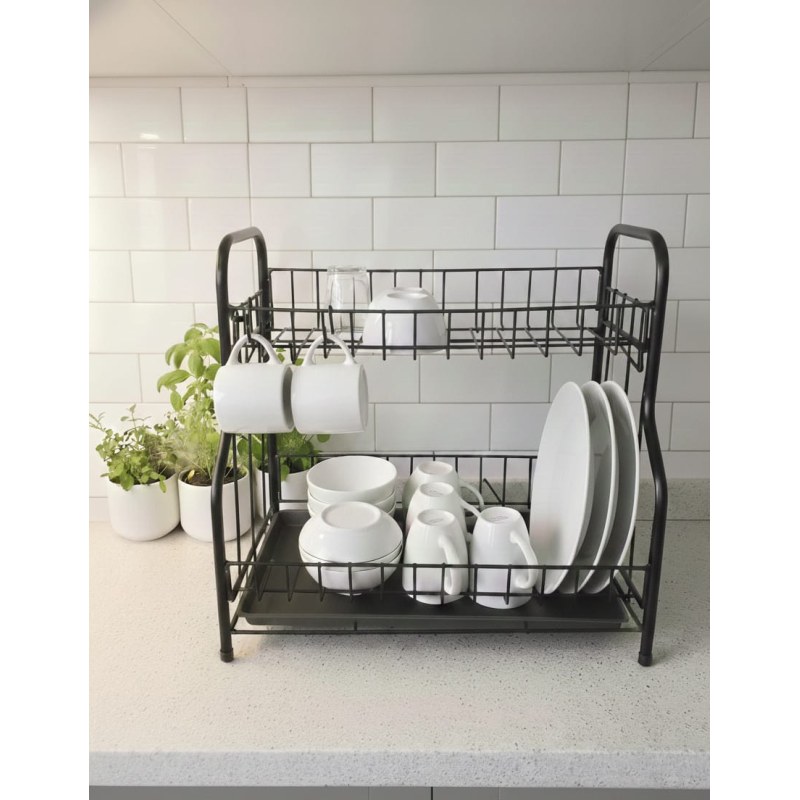 2 Layer Kitchen Dich Rack