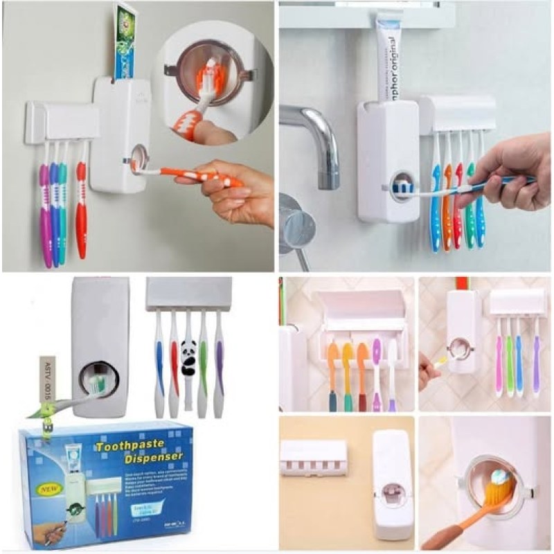 Automatic Toothpaste Dispenser With Brash