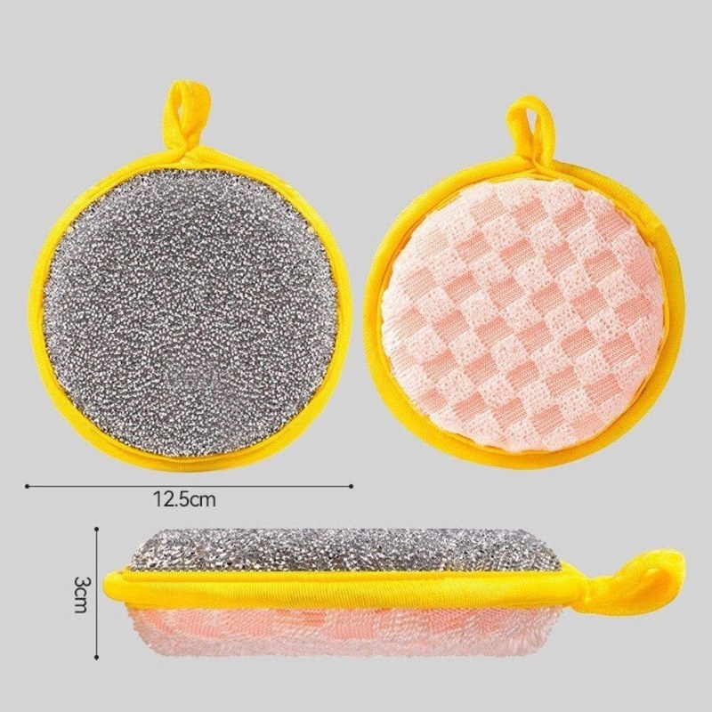 Kitchen Double-Sided Dishwashing Sponge