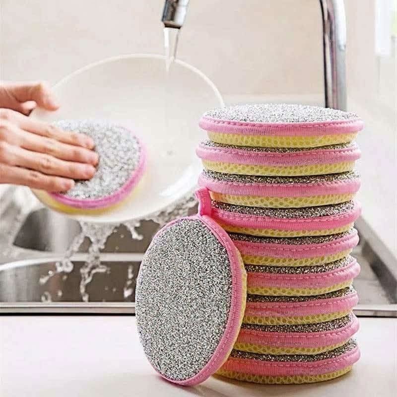 Kitchen Double-Sided Dishwashing Sponge