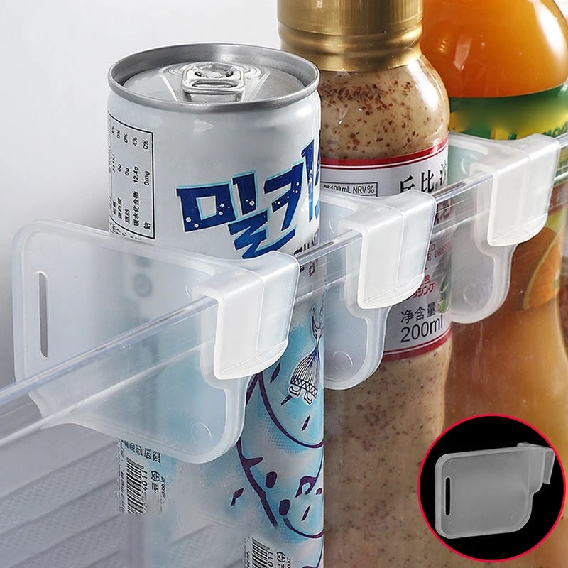 12pcs Adjustable Fridge Dividers Multi-functional Refrigerator Side Door Separator -000752