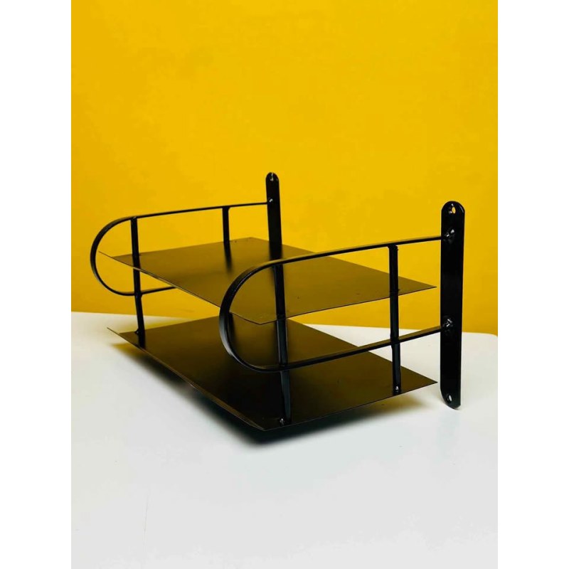 Metal Router Stand - Black