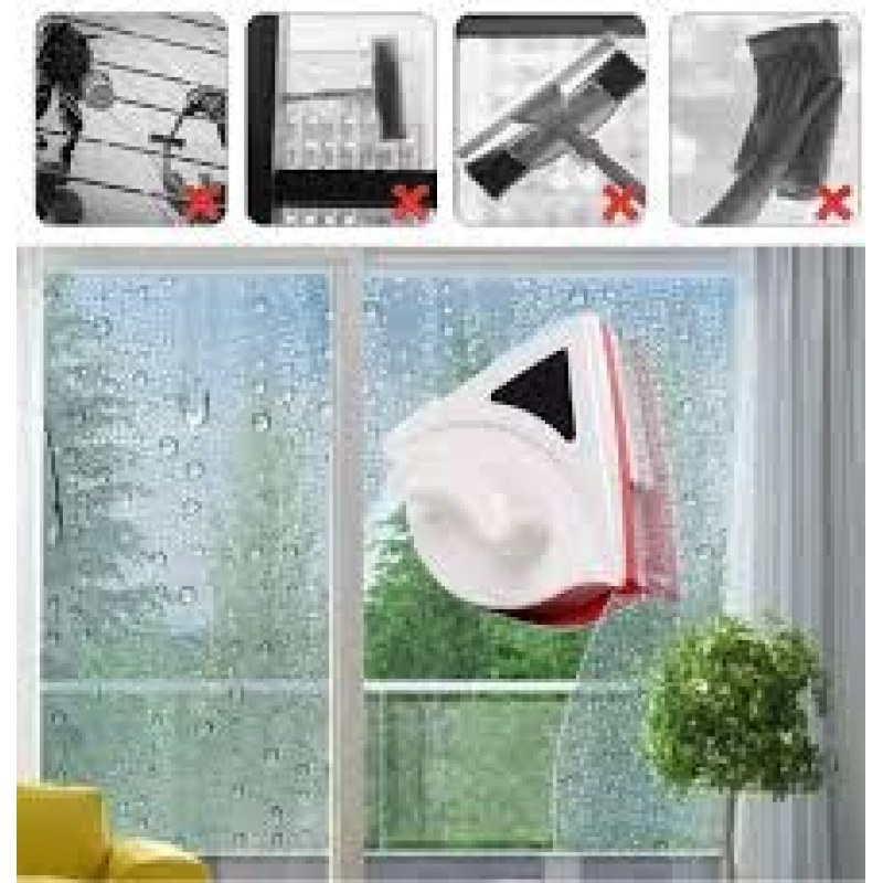  Double Side Magnetic Window Cleaner Brush