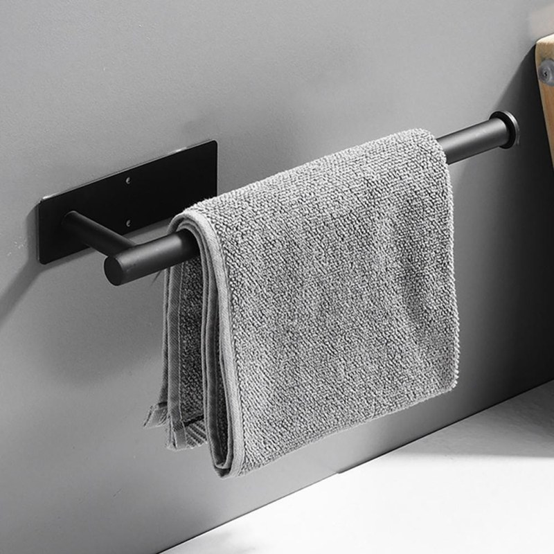 Stainless Steel Paper Towel Holder for Bathroom Kitchen No Punch Wall Mount Tissue Towel Roll Self Adhesive Toilet Storage Rack