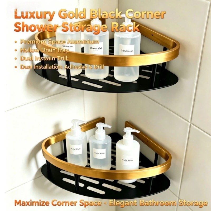 Aluminum Alloy Shampoo Rack